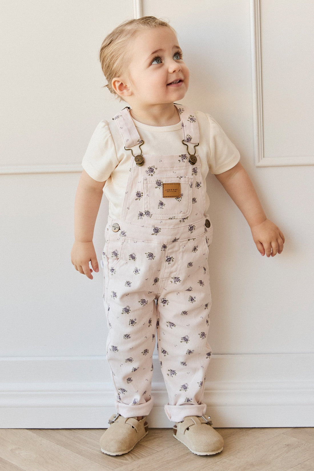 Bonnie Overall - Simone Sheer Pink Childrens Overall from Jamie Kay Australia