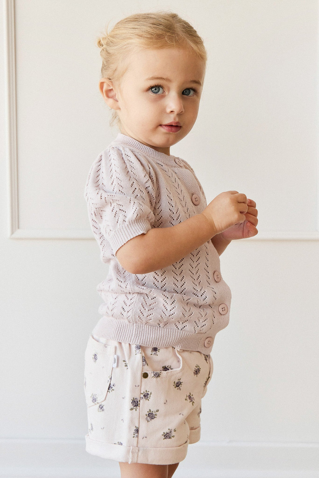 Grace Short - Simone Sheer Pink Childrens Short from Jamie Kay Australia