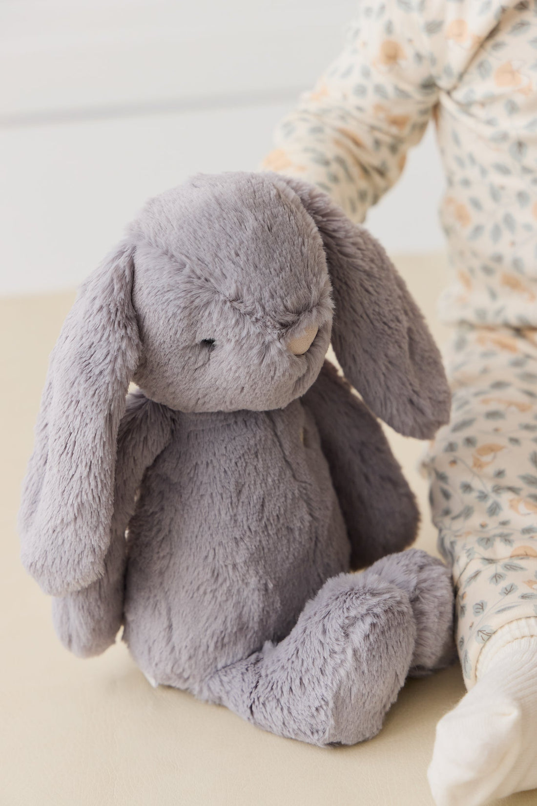Snuggle Bunnies - Plush Penelope - Silver Childrens Toy from Jamie Kay Australia