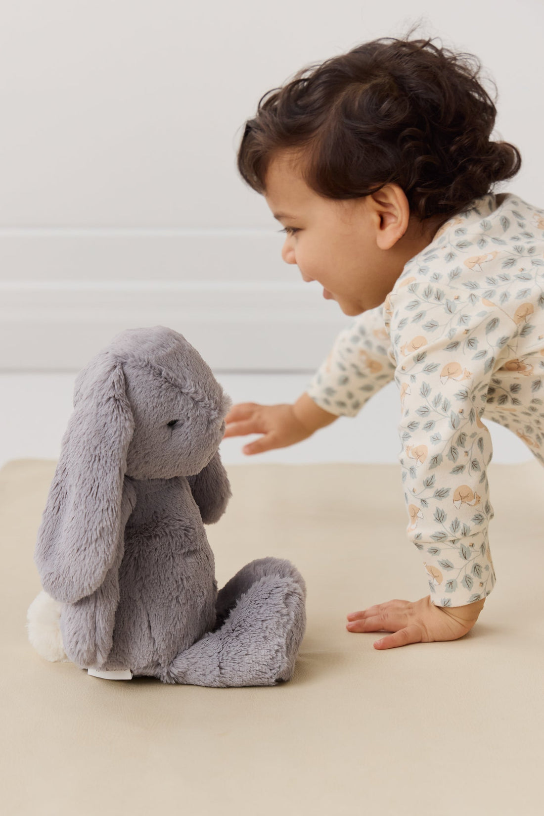 Snuggle Bunnies - Plush Penelope - Silver Childrens Toy from Jamie Kay Australia