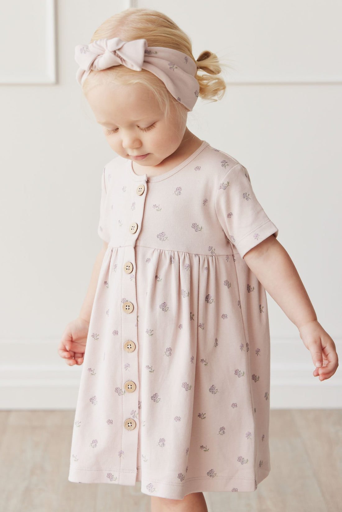 Organic Cotton Headband - Meredith Violet Childrens Headband from Jamie Kay Australia