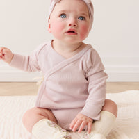 Organic Cotton Modal Lilian Headband - Violet Tint Childrens Headband from Jamie Kay Australia