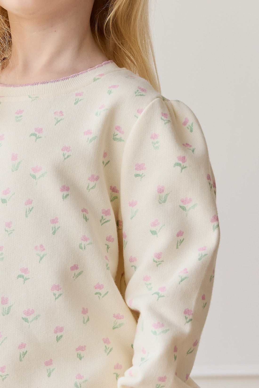 Organic Cotton Monroe Sweatshirt - Lila Pink Childrens Sweatshirting from Jamie Kay Australia