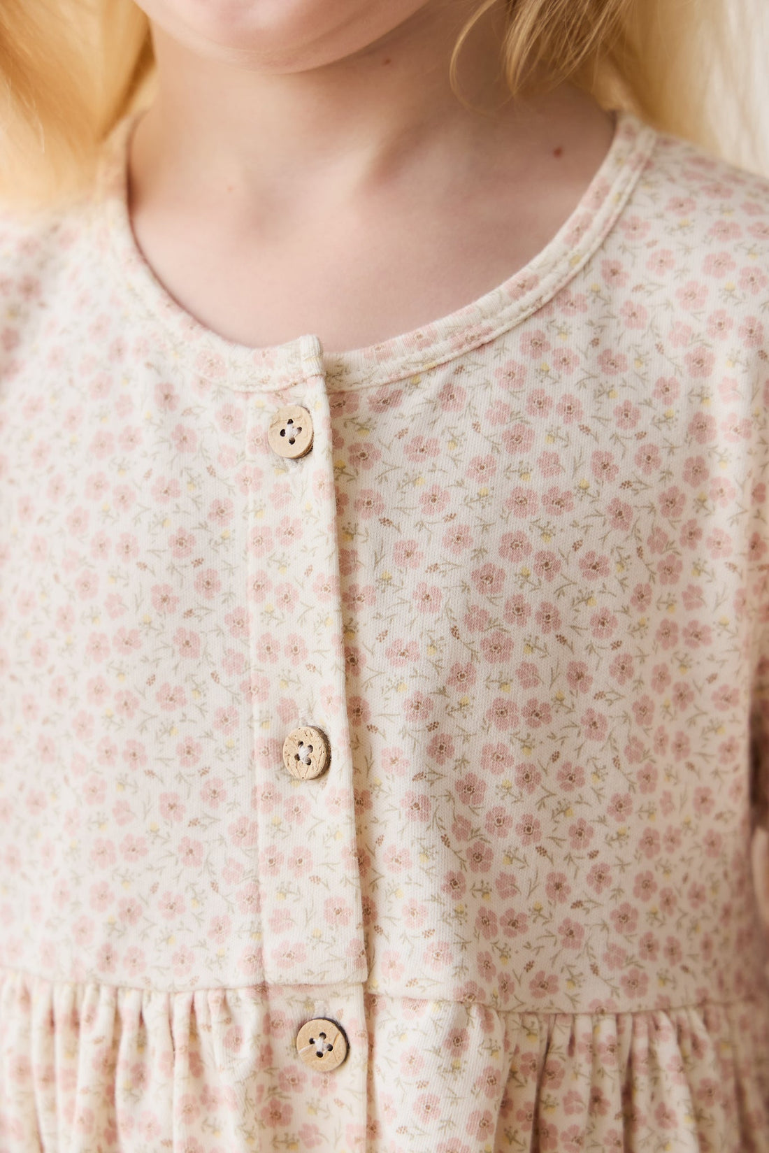 Organic Cotton Dahlia Dress - Penelope Rose Small Childrens Dress from Jamie Kay Australia