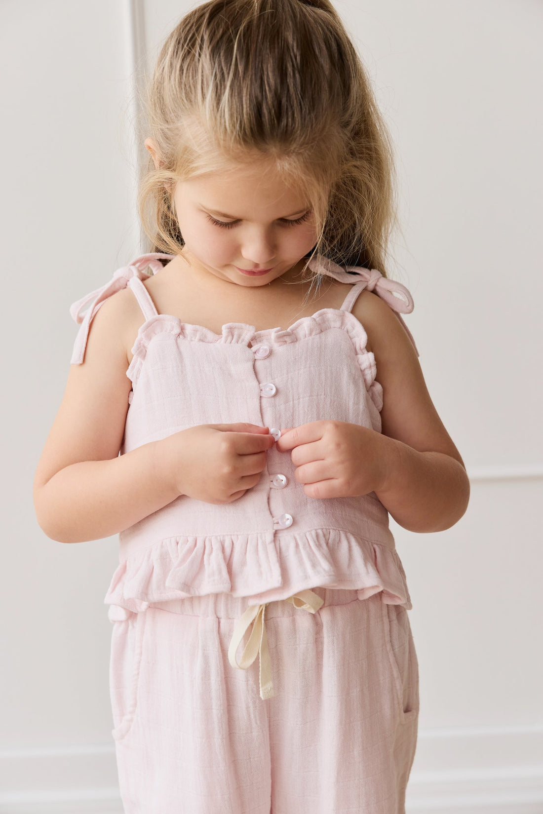 Organic Cotton Muslin Mirabel Top - Cassia Childrens Top from Jamie Kay Australia