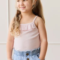 Organic Cotton Modal Vienna Singlet - Cassia Childrens Singlet from Jamie Kay Australia