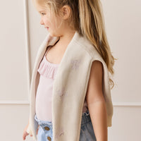 Organic Cotton Modal Vienna Singlet - Cassia Childrens Singlet from Jamie Kay Australia