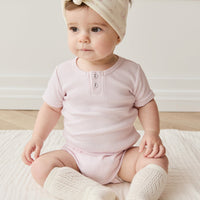 Organic Cotton Modal Darcy Rib Tee Bodysuit - Cassia Childrens Bodysuit from Jamie Kay Australia
