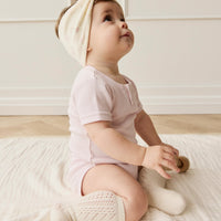 Organic Cotton Modal Darcy Rib Tee Bodysuit - Cassia Childrens Bodysuit from Jamie Kay Australia