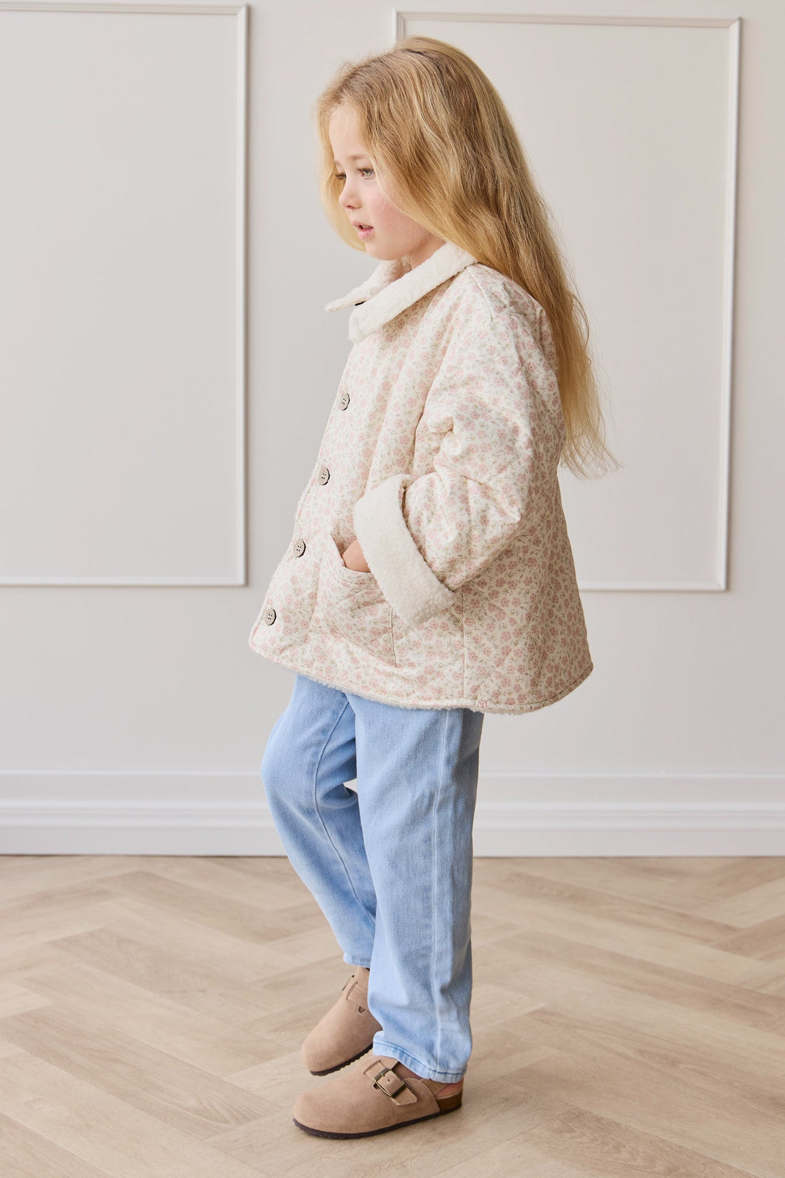 Briella Pant - Washed Denim Childrens Pant from Jamie Kay Australia