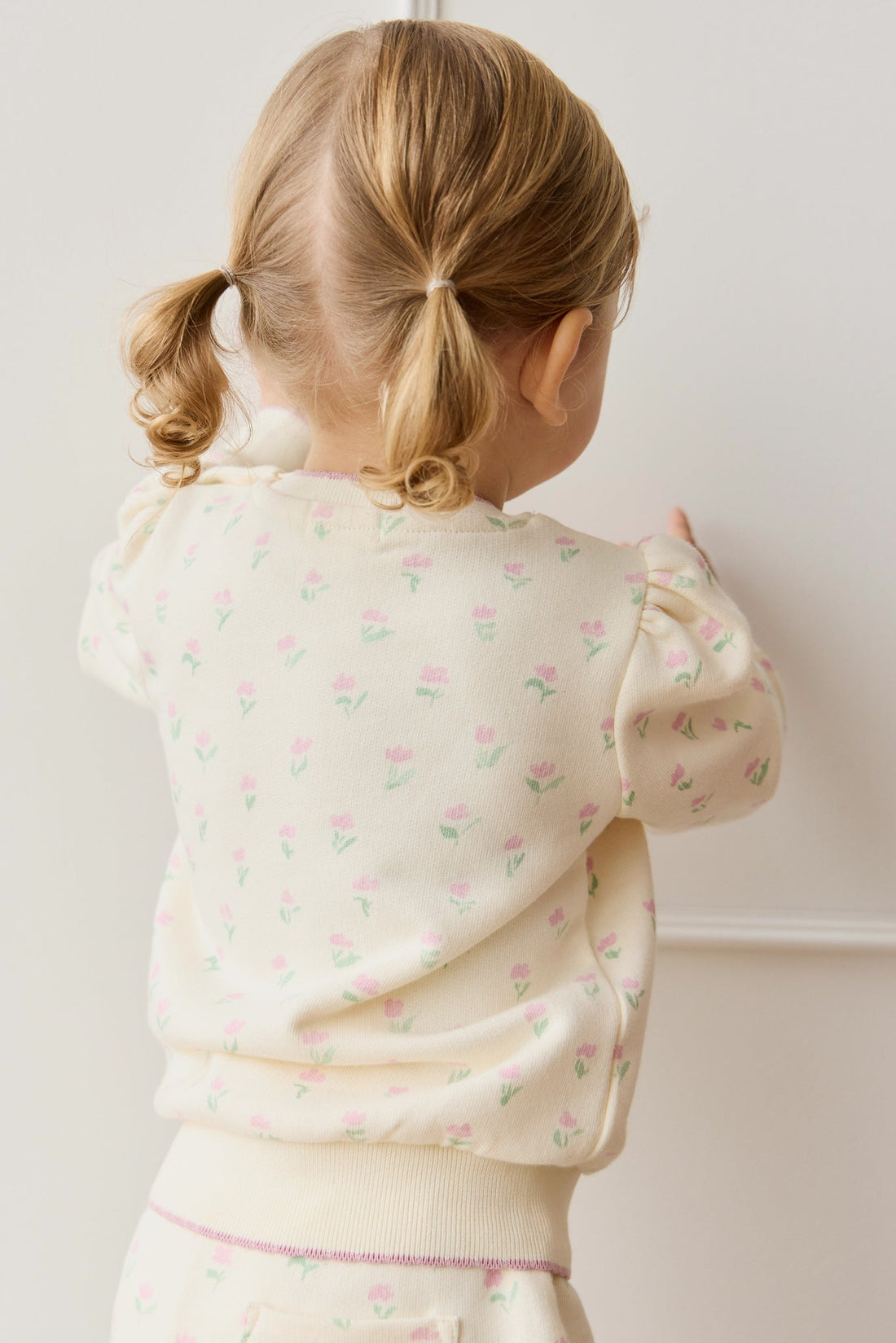 Organic Cotton Monroe Sweatshirt - Lila Pink Childrens Sweatshirting from Jamie Kay Australia