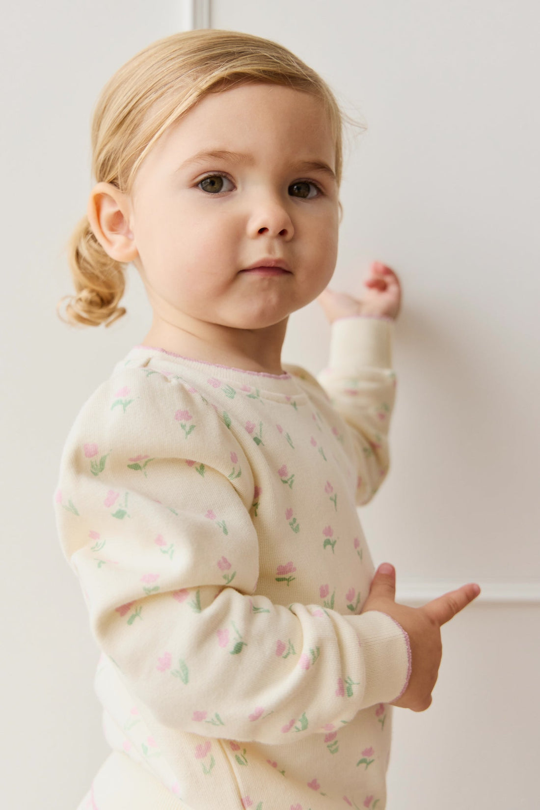 Organic Cotton Monroe Sweatshirt - Lila Pink Childrens Sweatshirting from Jamie Kay Australia