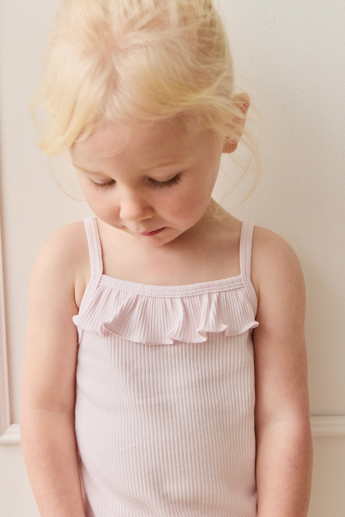 Organic Cotton Modal Vienna Singlet - Cassia Childrens Singlet from Jamie Kay Australia