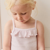 Organic Cotton Modal Vienna Singlet - Cassia Childrens Singlet from Jamie Kay Australia