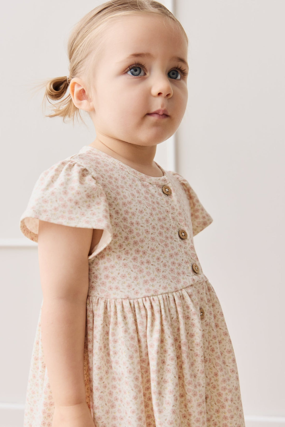 Organic Cotton Dahlia Dress - Penelope Rose Small Childrens Dress from Jamie Kay Australia