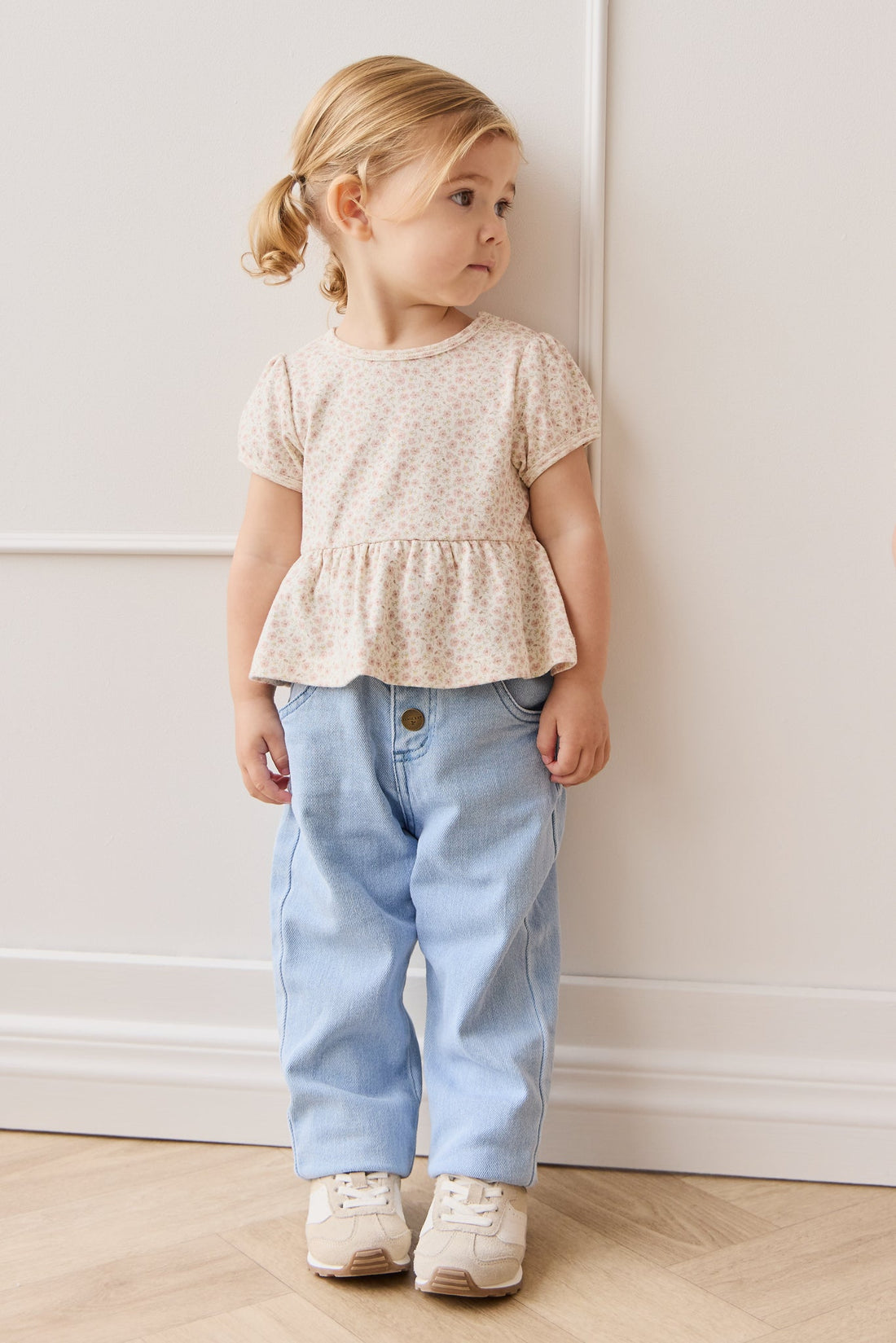Organic Cotton Everly Top - Penelope Rose Small Childrens Top from Jamie Kay Australia