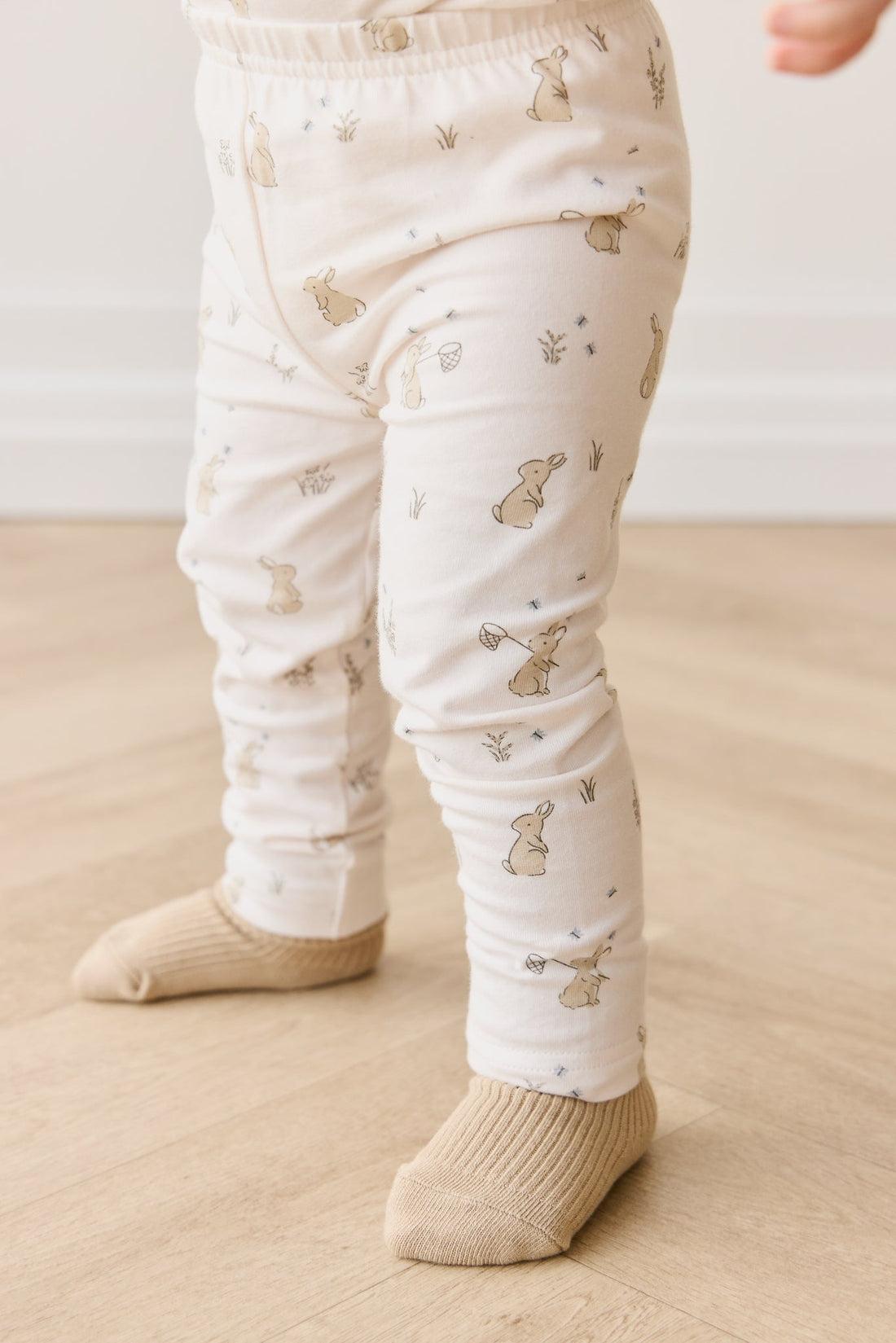 Organic Cotton Everyday Legging - Lapin Jardin Childrens Legging from Jamie Kay Australia