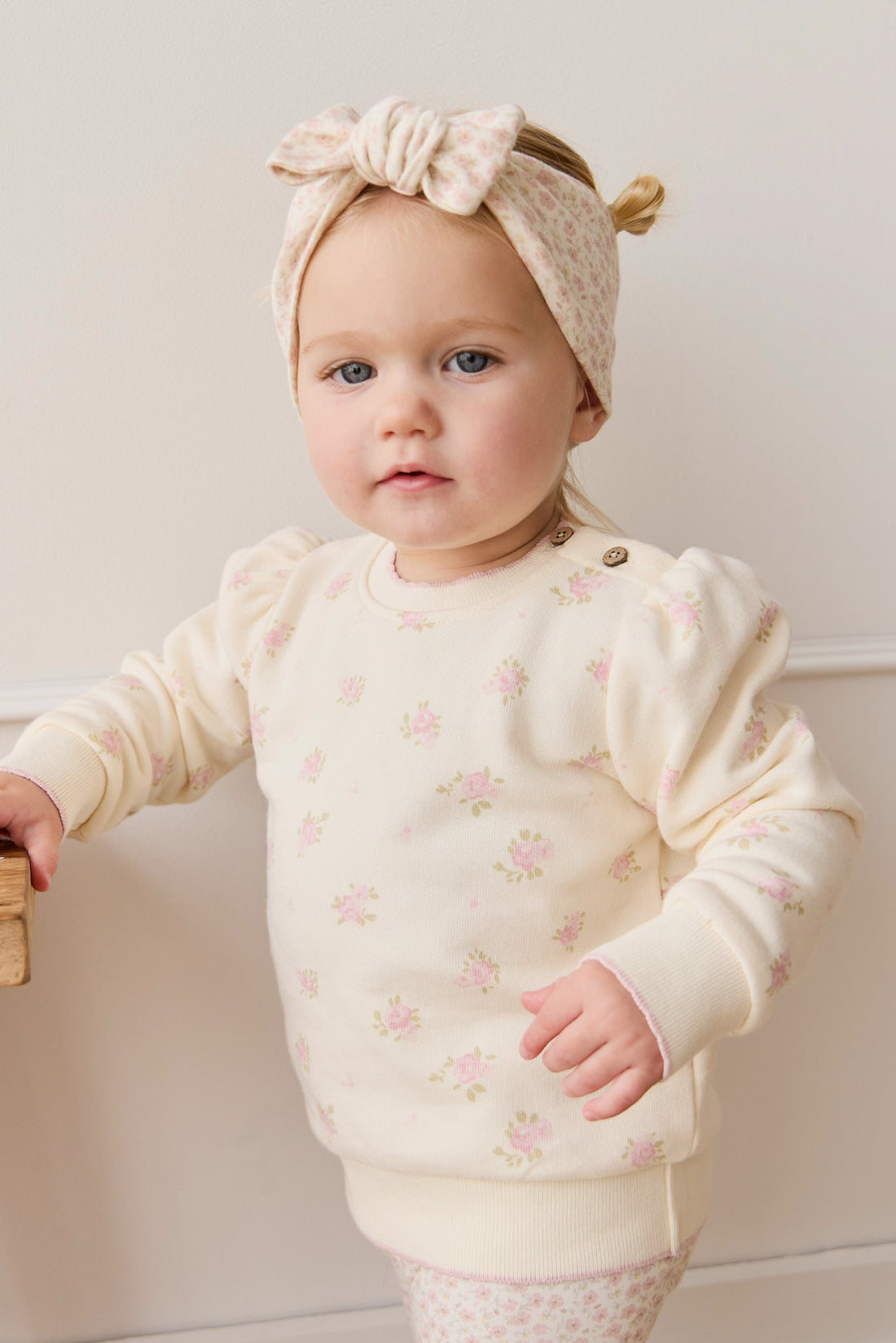 Organic Cotton Headband - Penelope Rose Small Childrens Headband from Jamie Kay Australia