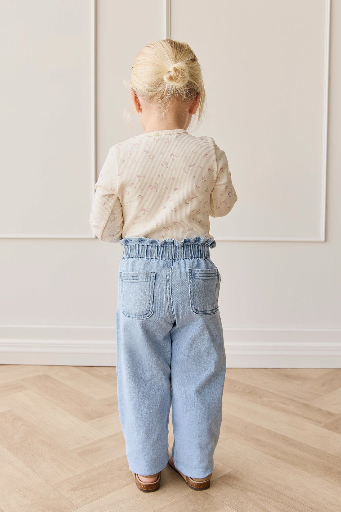 Briella Pant - Washed Denim Childrens Pant from Jamie Kay Australia
