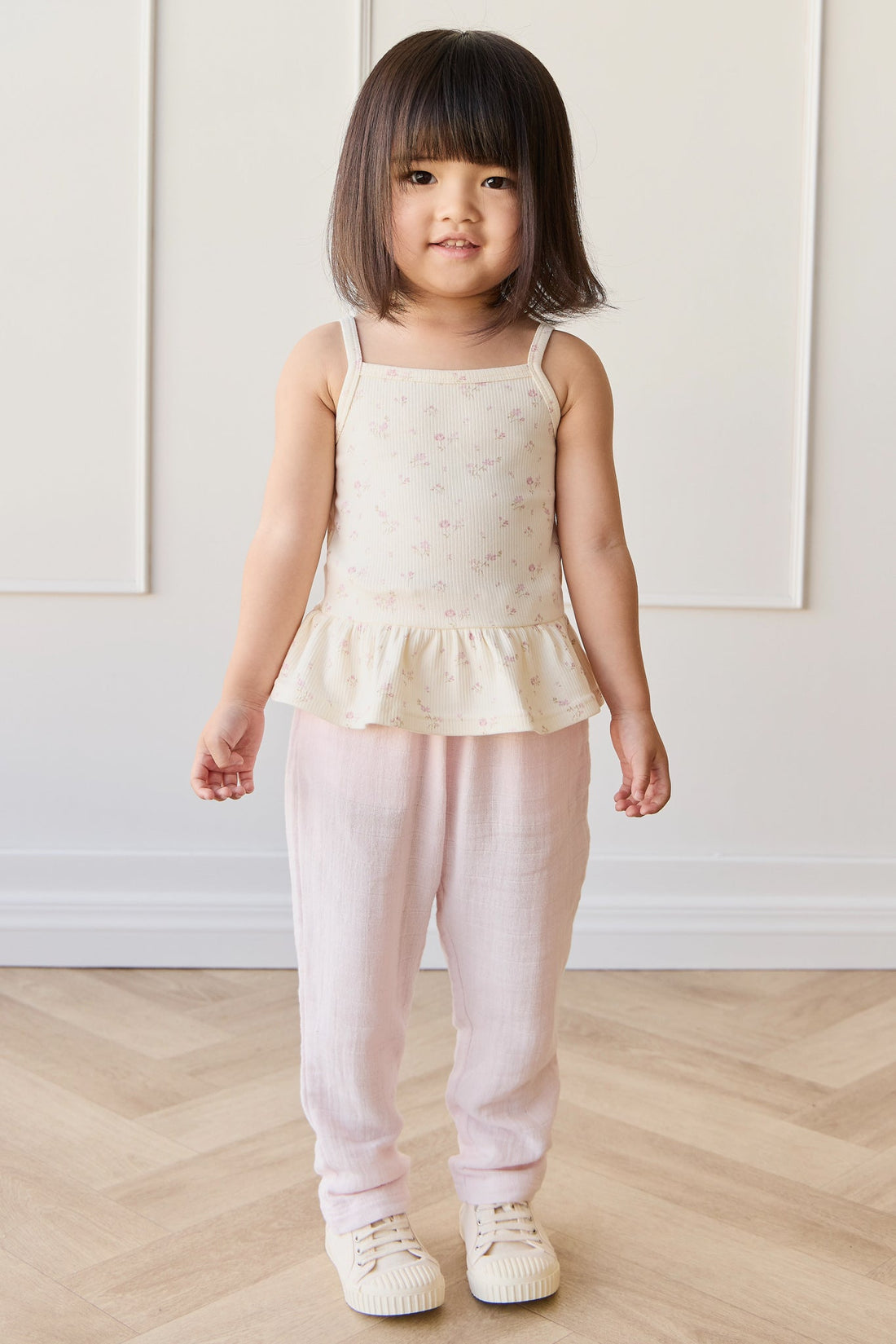 Organic Cotton Muslin Cordelia Pant - Cassia Childrens Pant from Jamie Kay Australia