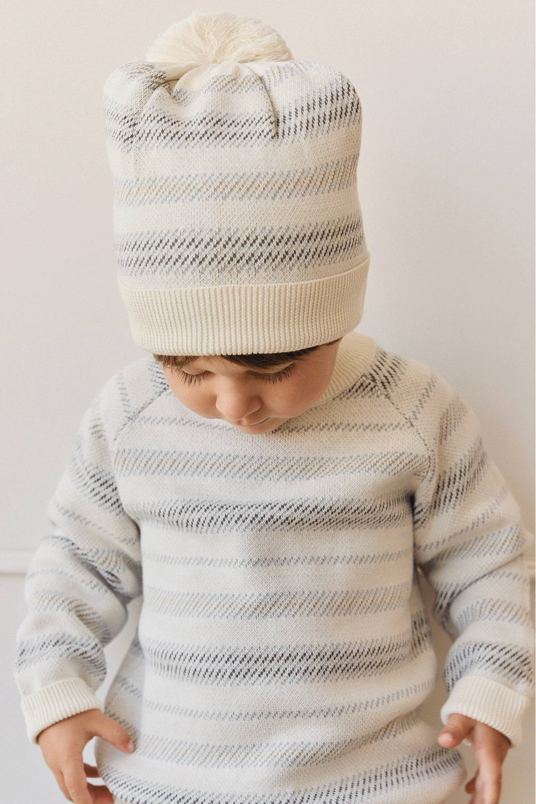 Cedric Knitted Jumper - Cedric Stripe Coast Childrens Jumper from Jamie Kay Australia