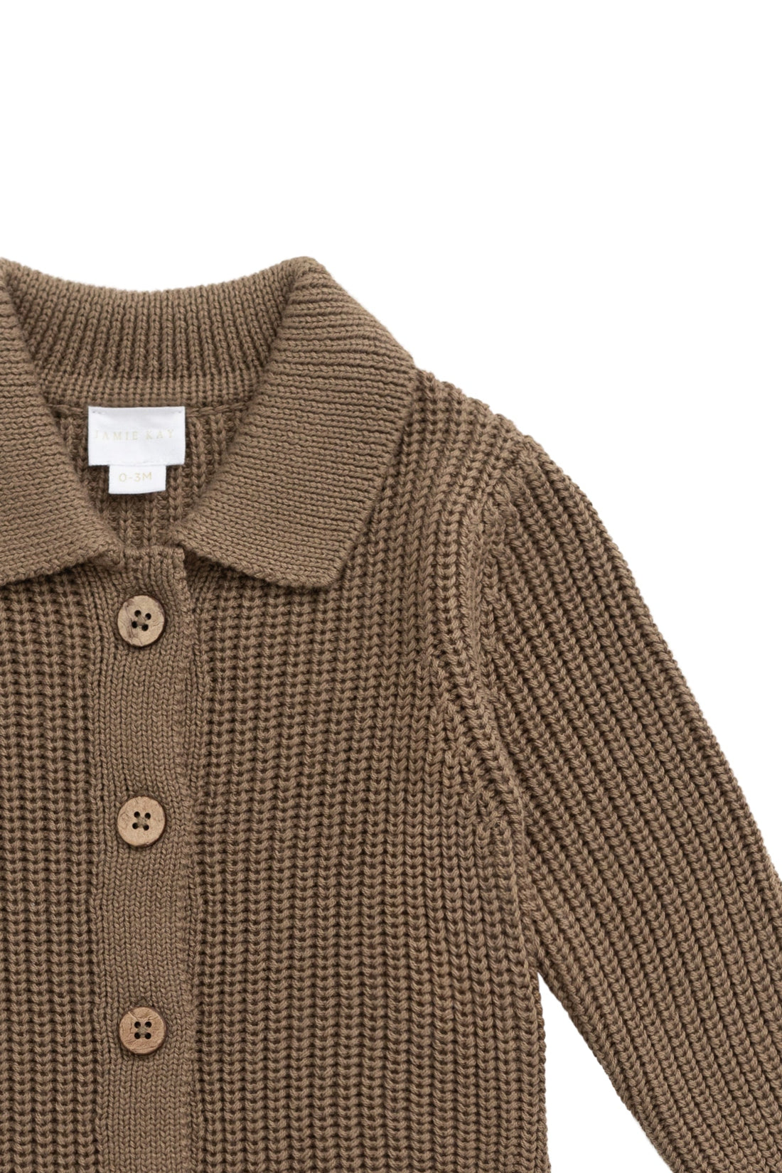 Milan Knitted Onepiece - Pecan Childrens Onepiece from Jamie Kay Australia