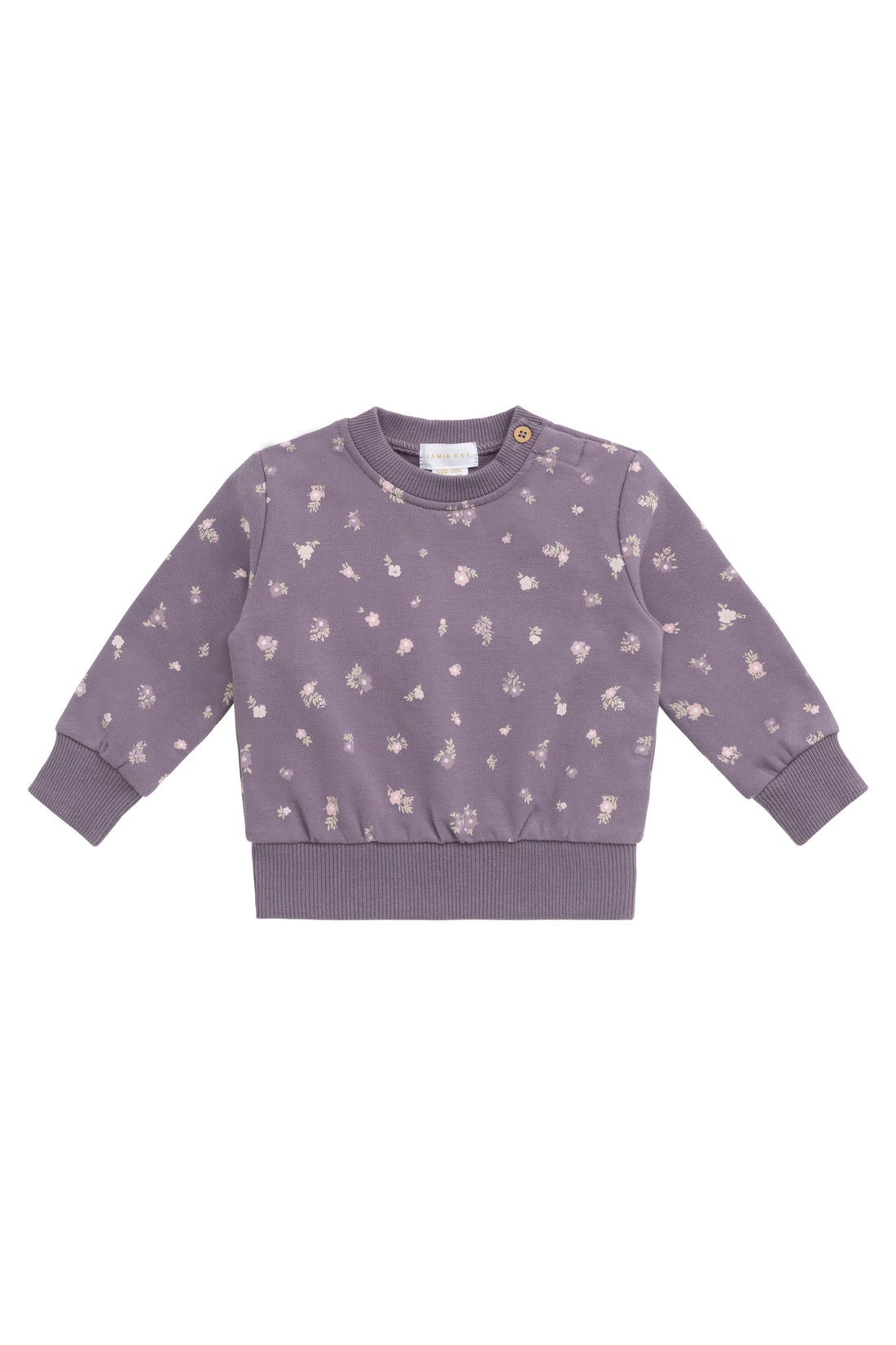 Organic Cotton Aubrey Sweatshirt - Polly Gray Ridge Childrens Sweatshirt from Jamie Kay Australia