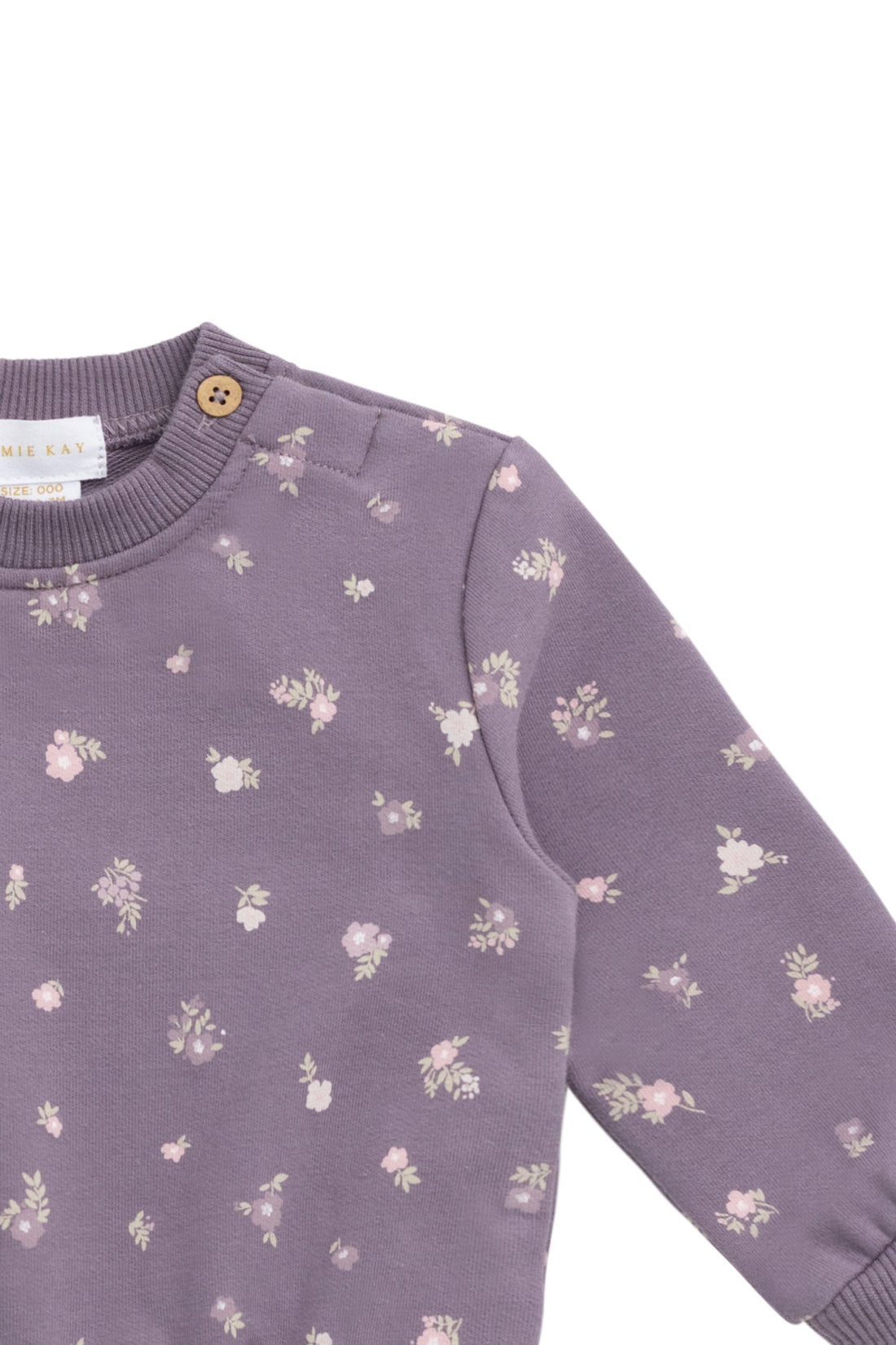 Organic Cotton Aubrey Sweatshirt - Polly Gray Ridge Childrens Sweatshirt from Jamie Kay Australia