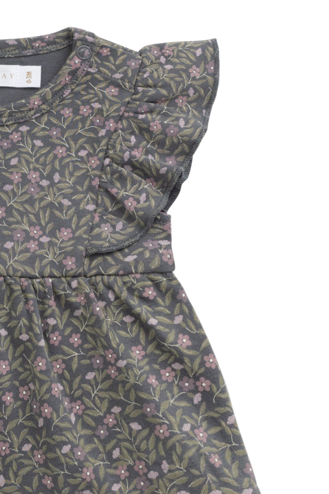 Organic Cotton Elianna Playsuit - Phoebe Lava Childrens Playsuit from Jamie Kay Australia
