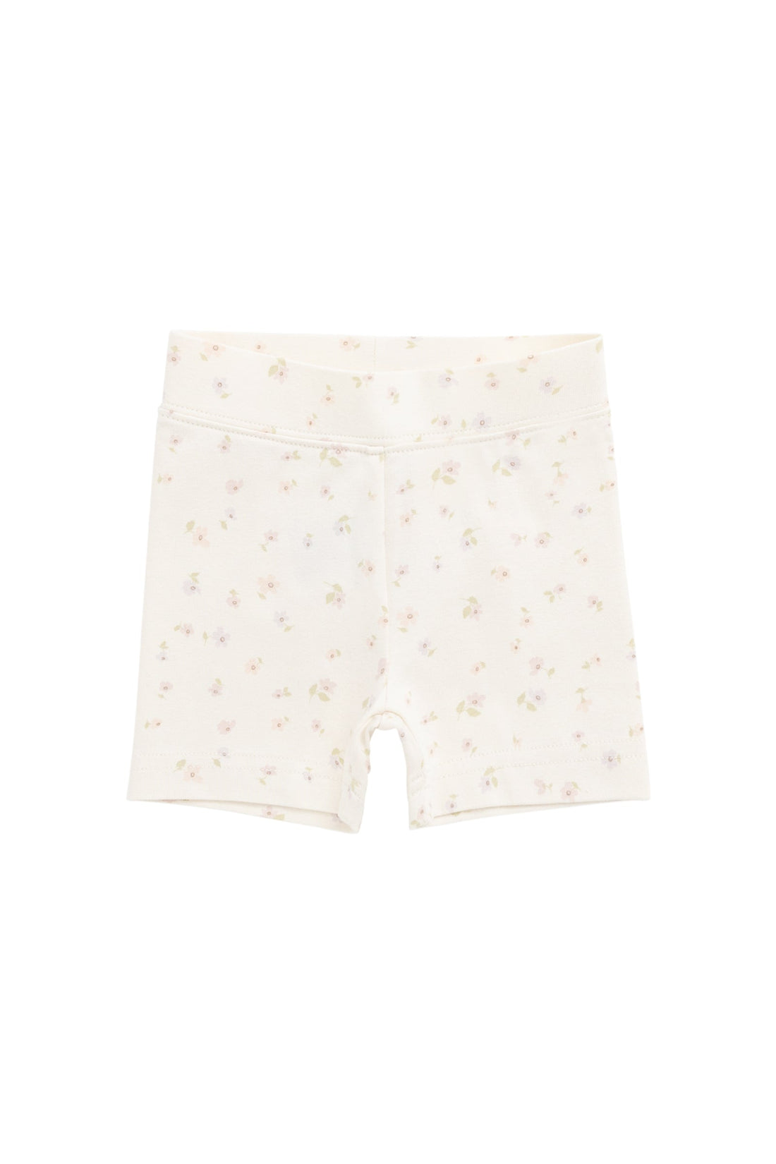 Organic Cotton Everyday Bike Short - Briella Whisper Childrens Short from Jamie Kay Australia