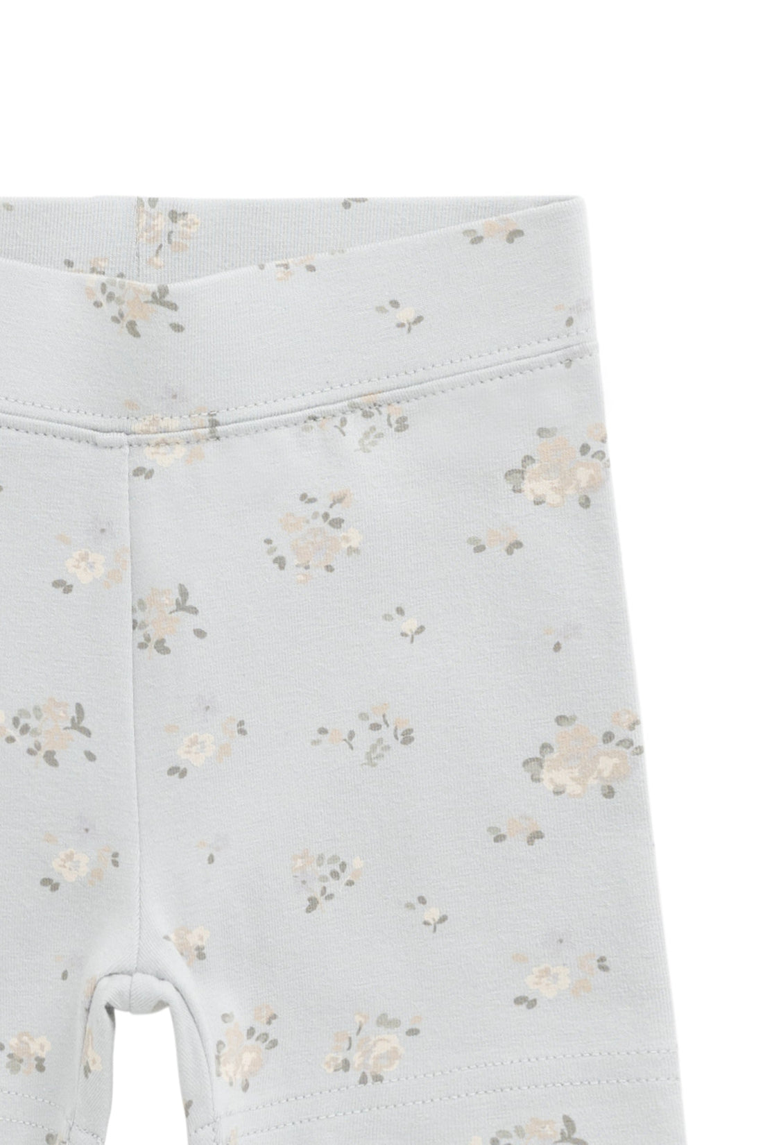 Organic Cotton Everyday Bike Short - Petite Fleur Blue Childrens Short from Jamie Kay Australia