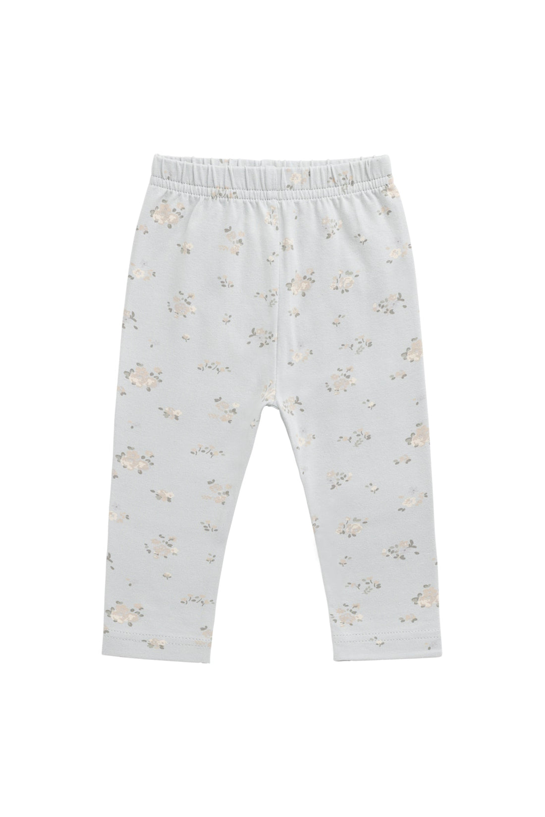 Organic Cotton Everyday Legging - Petite Fleur Blue Childrens Legging from Jamie Kay Australia
