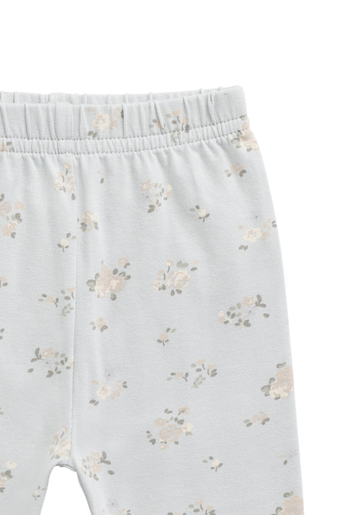 Organic Cotton Everyday Legging - Petite Fleur Blue Childrens Legging from Jamie Kay Australia
