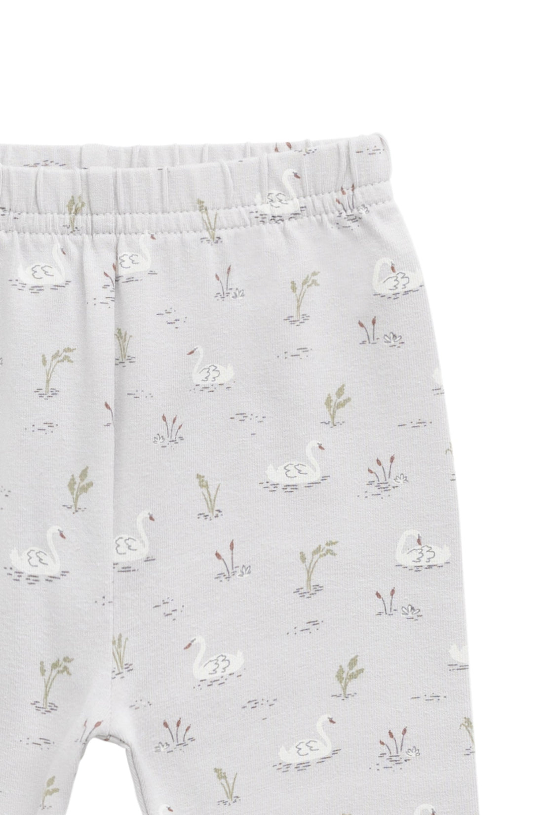 Organic Cotton Everyday Legging - Swanning Dawn Blue Childrens Legging from Jamie Kay Australia