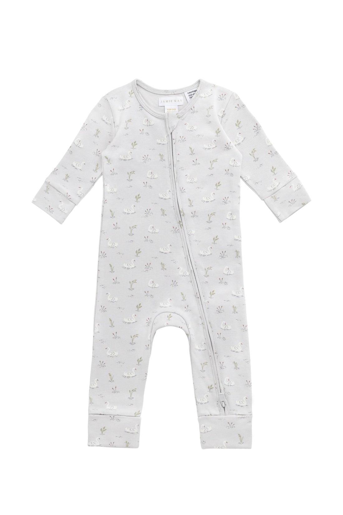 Organic Cotton Frankie Onepiece - Swanning Dawn Blue Childrens Onepiece from Jamie Kay Australia