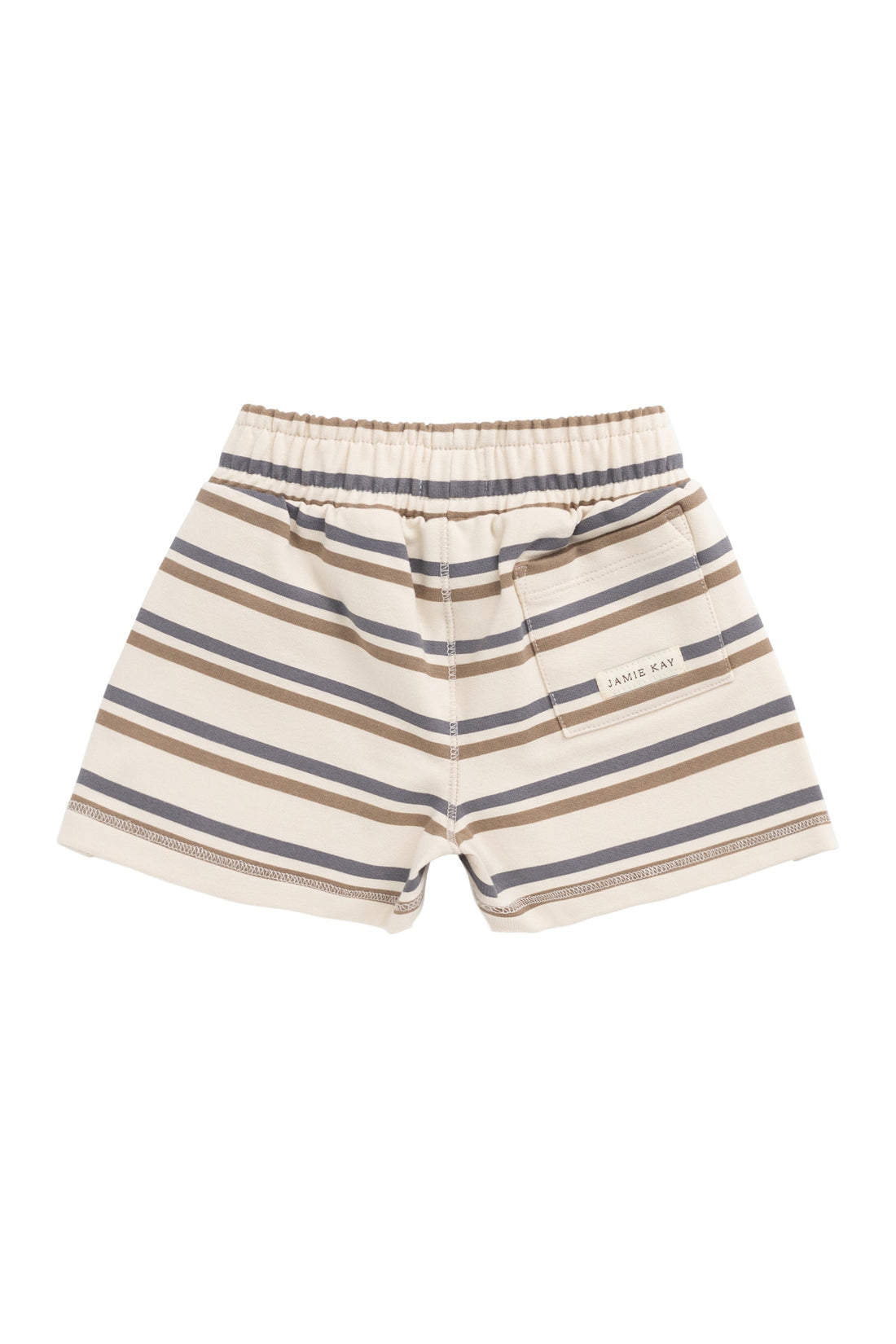 Organic Cotton Jalen Short - Raynor Stripe North Sea Childrens Short from Jamie Kay Australia