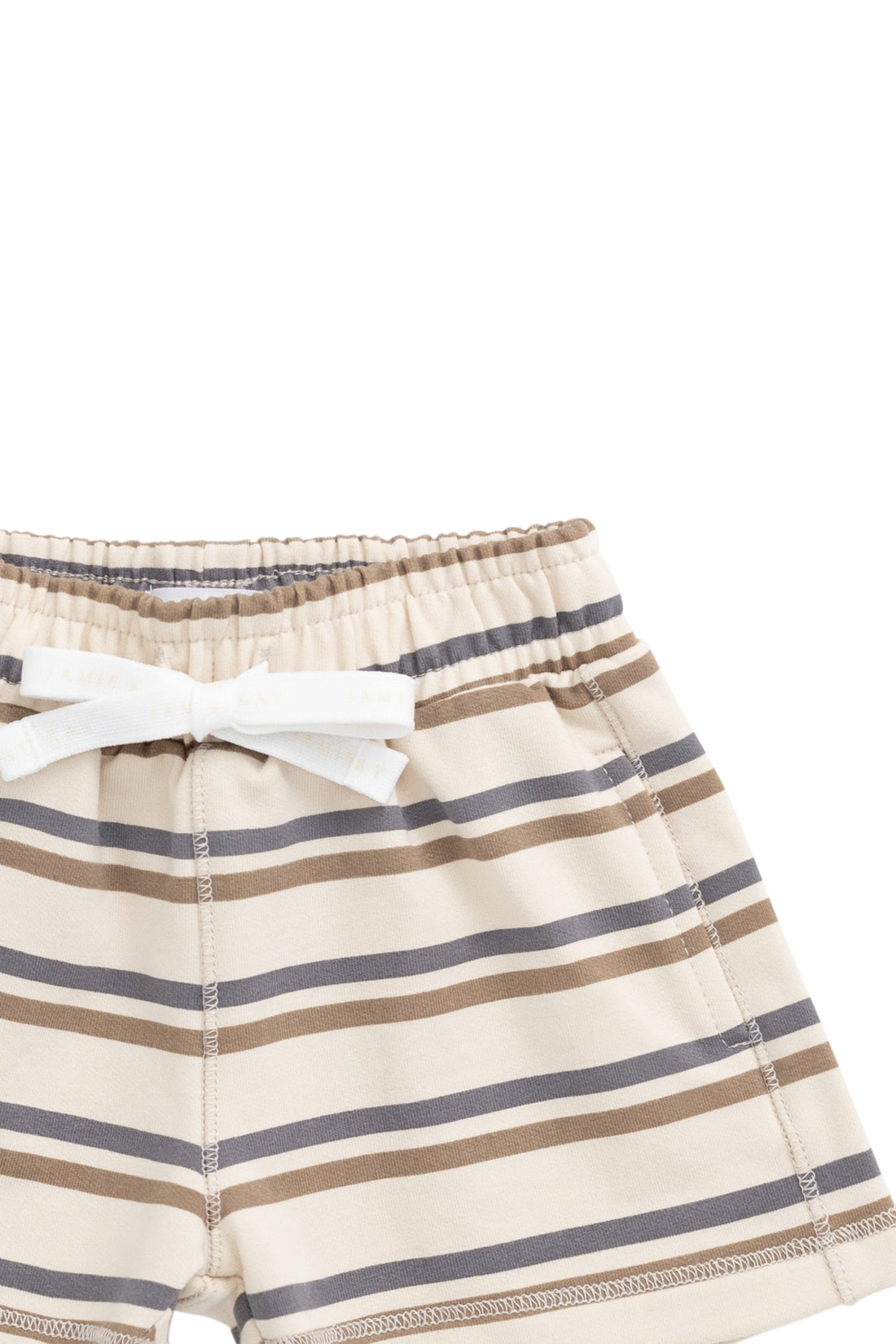 Organic Cotton Jalen Short - Raynor Stripe North Sea Childrens Short from Jamie Kay Australia