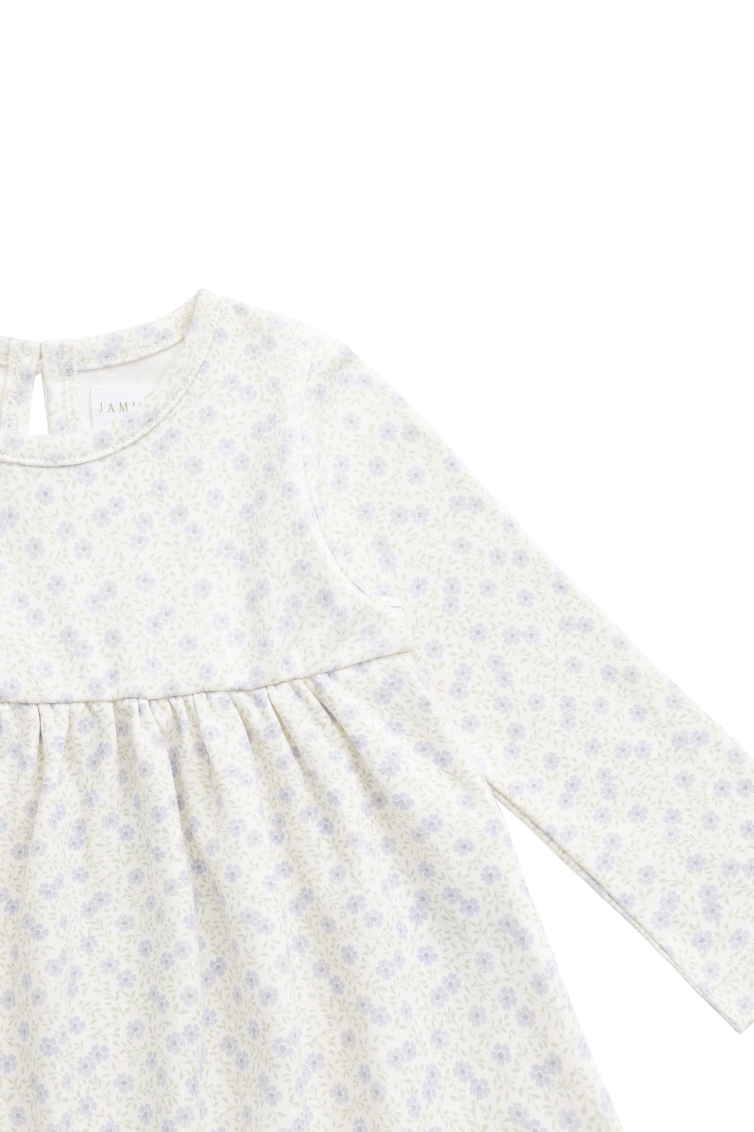 Organic Cotton Sage Top - Emmy Lilac Childrens Top from Jamie Kay Australia