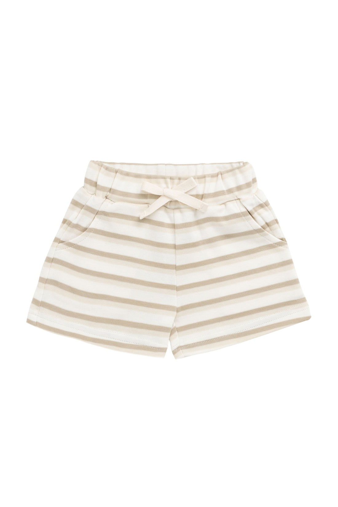 Pima Cotton Willem Short - Sundrenched Stripe Childrens Short from Jamie Kay Australia