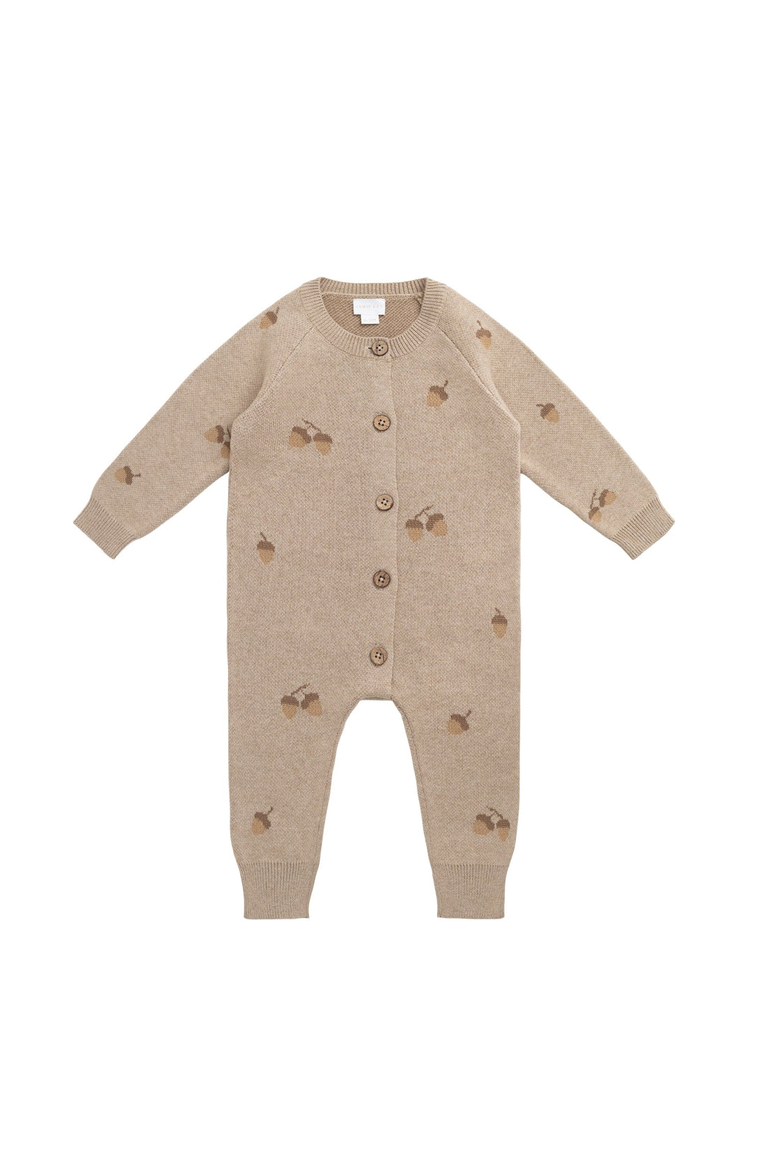 Easton Onepiece - Forest Acorns Cashew Marle Childrens Onepiece from Jamie Kay Australia