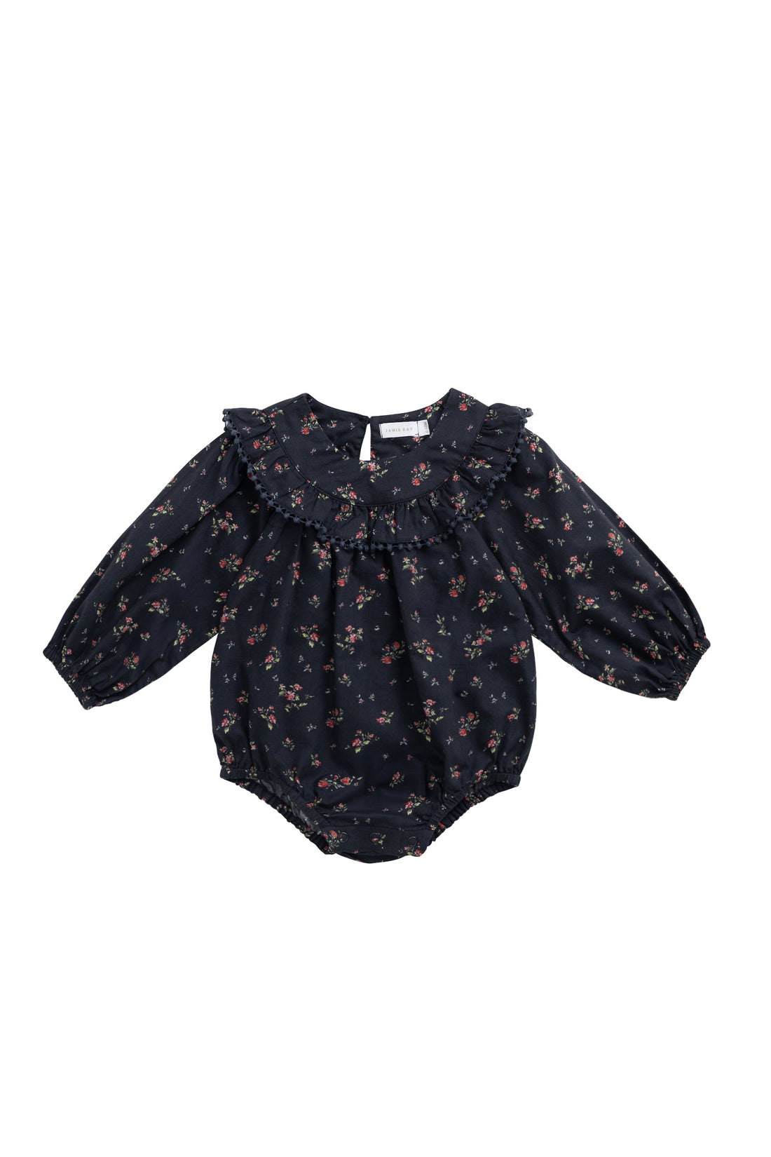 Organic Cotton Malia Playsuit - Bianca Noir Childrens Playsuit from Jamie Kay Australia