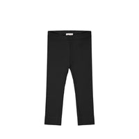Organic Cotton Modal Everyday Legging - Ebony Childrens Legging from Jamie Kay Australia