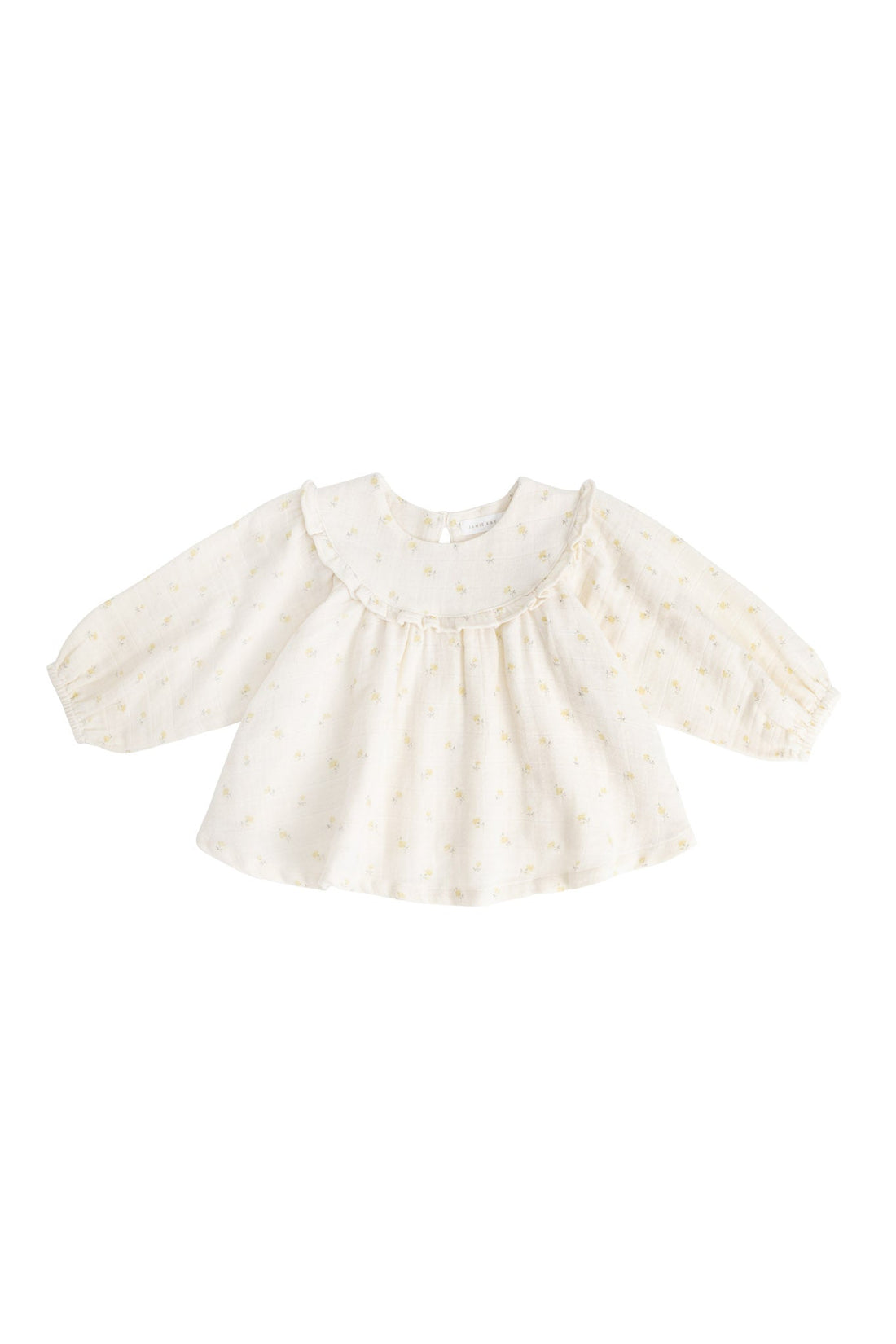 Organic Cotton Muslin Amira Blouse - Vintage Ditsy Childrens Top from Jamie Kay Australia