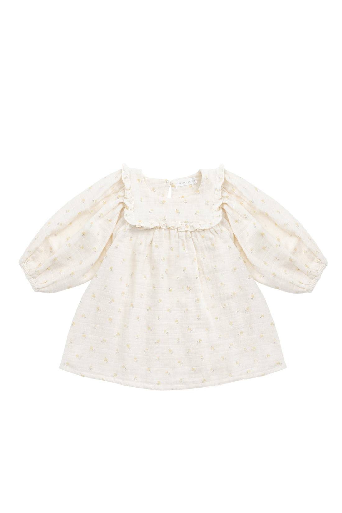 Organic Cotton Muslin Amira Dress - Vintage Ditsy Childrens Dress from Jamie Kay Australia