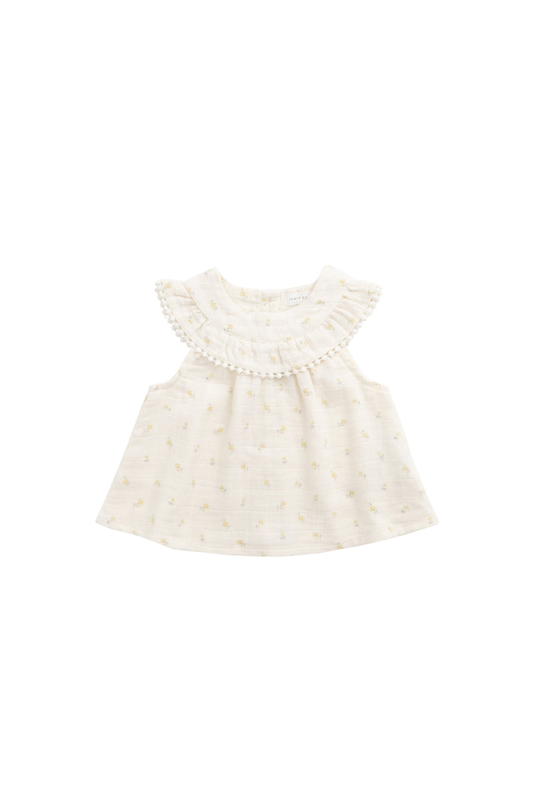 Organic Cotton Muslin Annalise Top - Vintage Ditsy Childrens Top from Jamie Kay Australia