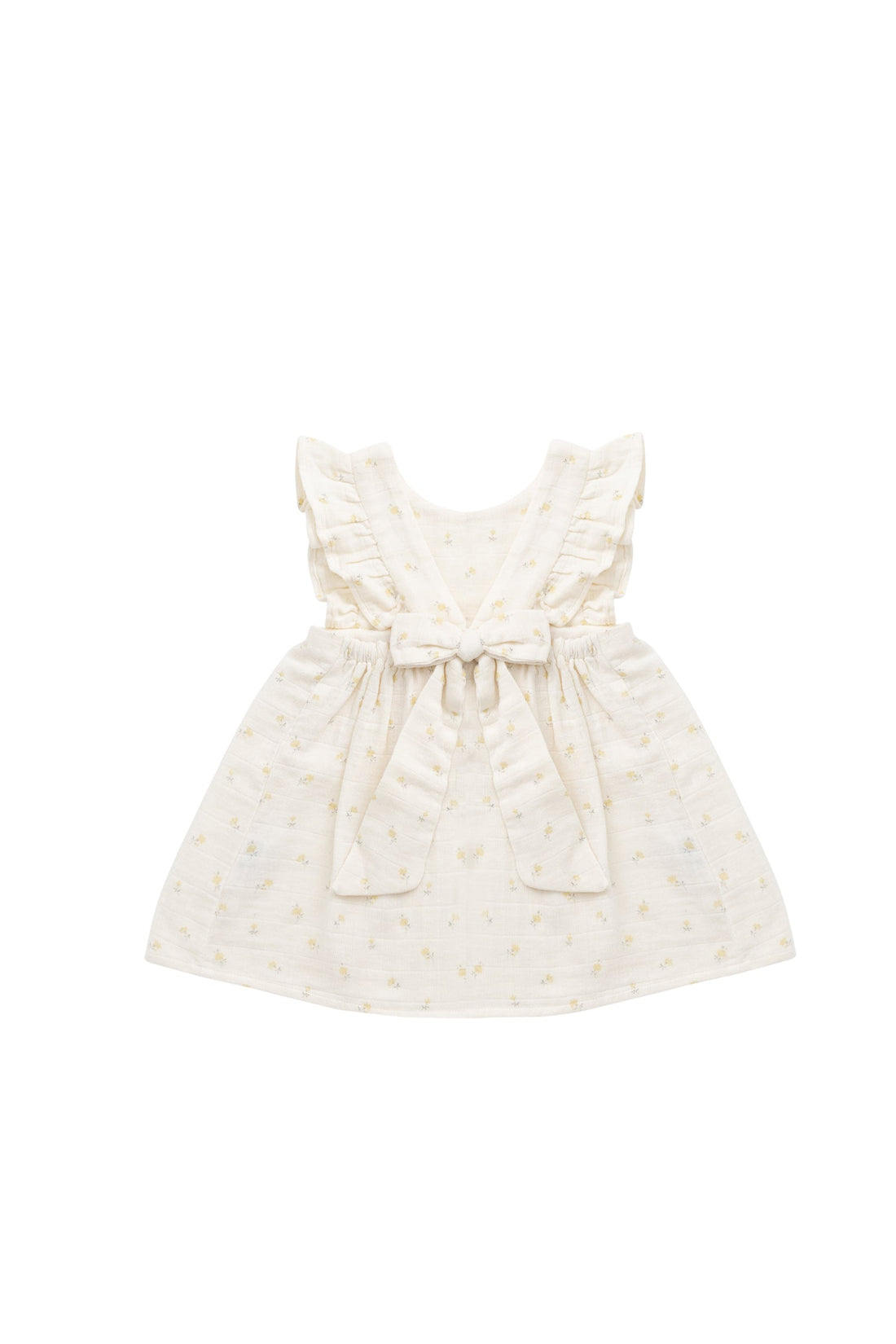 Organic Cotton Muslin Brielle Dress - Vintage Ditsy Childrens Dress from Jamie Kay Australia