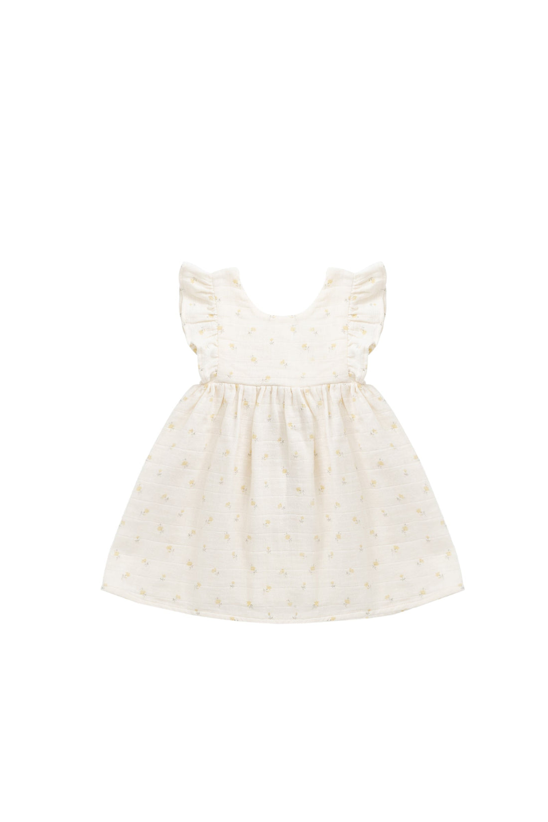 Organic Cotton Muslin Brielle Dress - Vintage Ditsy Childrens Dress from Jamie Kay Australia