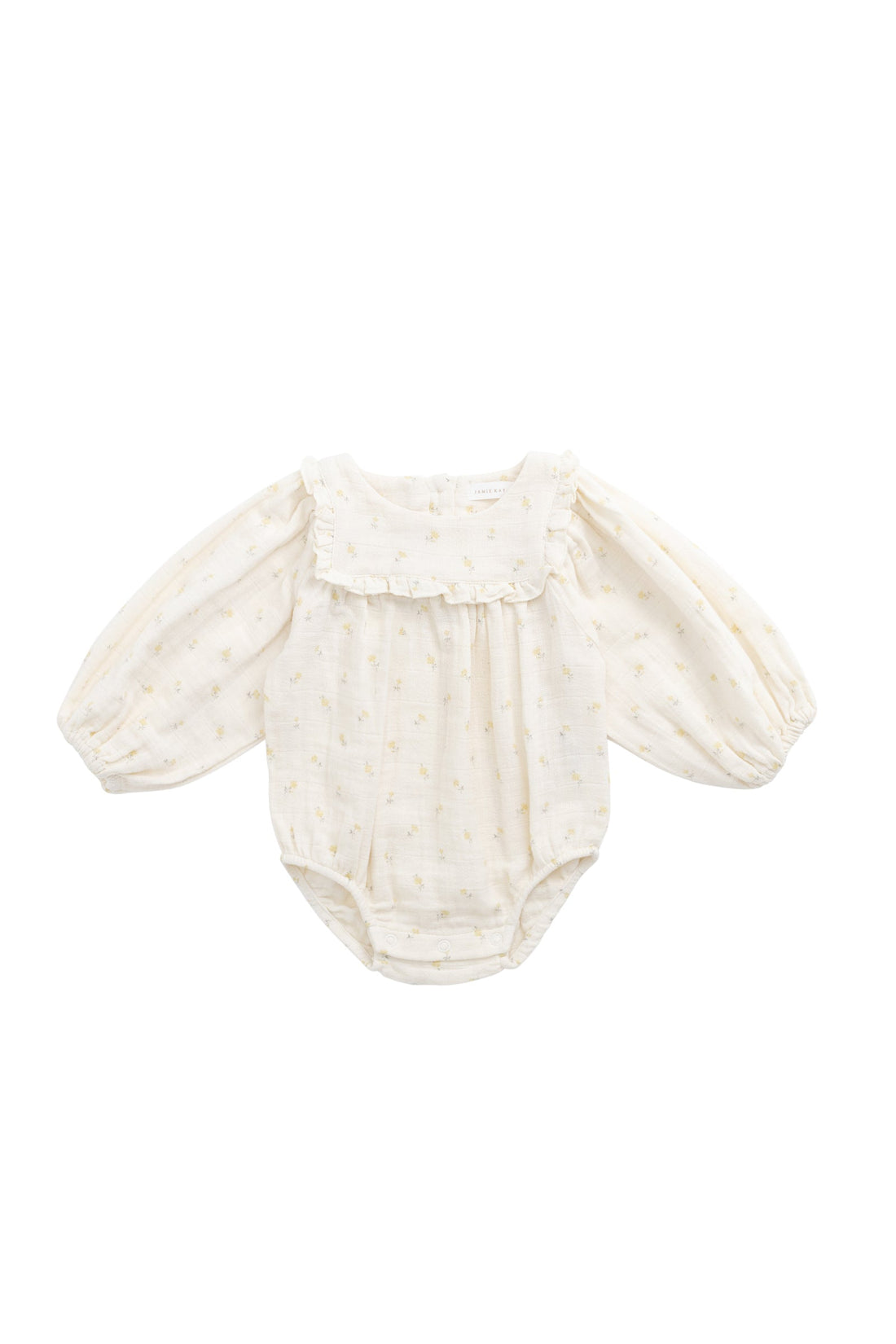 Organic Cotton Muslin Frances Playsuit - Vintage Ditsy Childrens Playsuit from Jamie Kay Australia