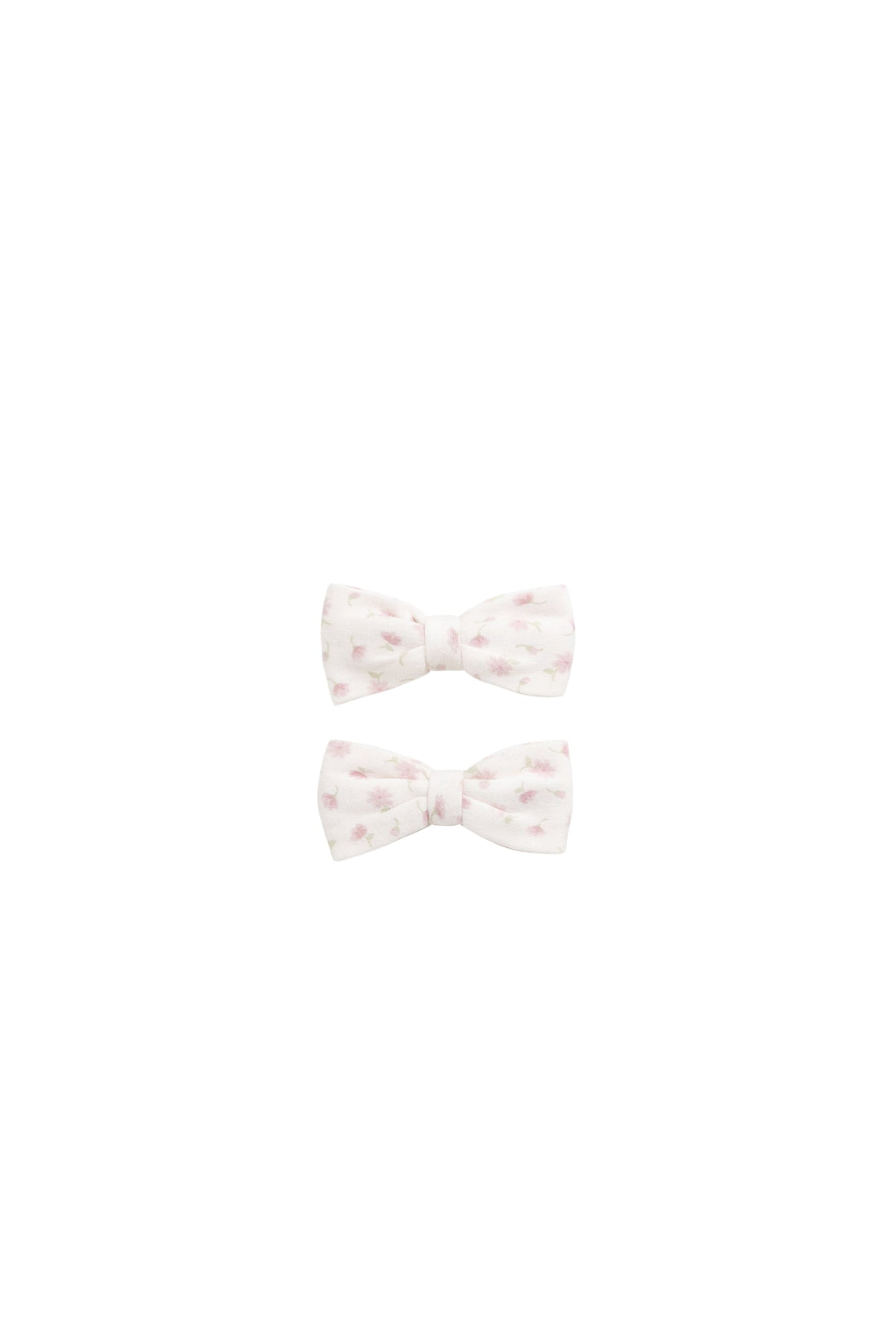 Organic Cotton Noelle 2pk Bow - Victoria Blush Childrens Bow from Jamie Kay Australia