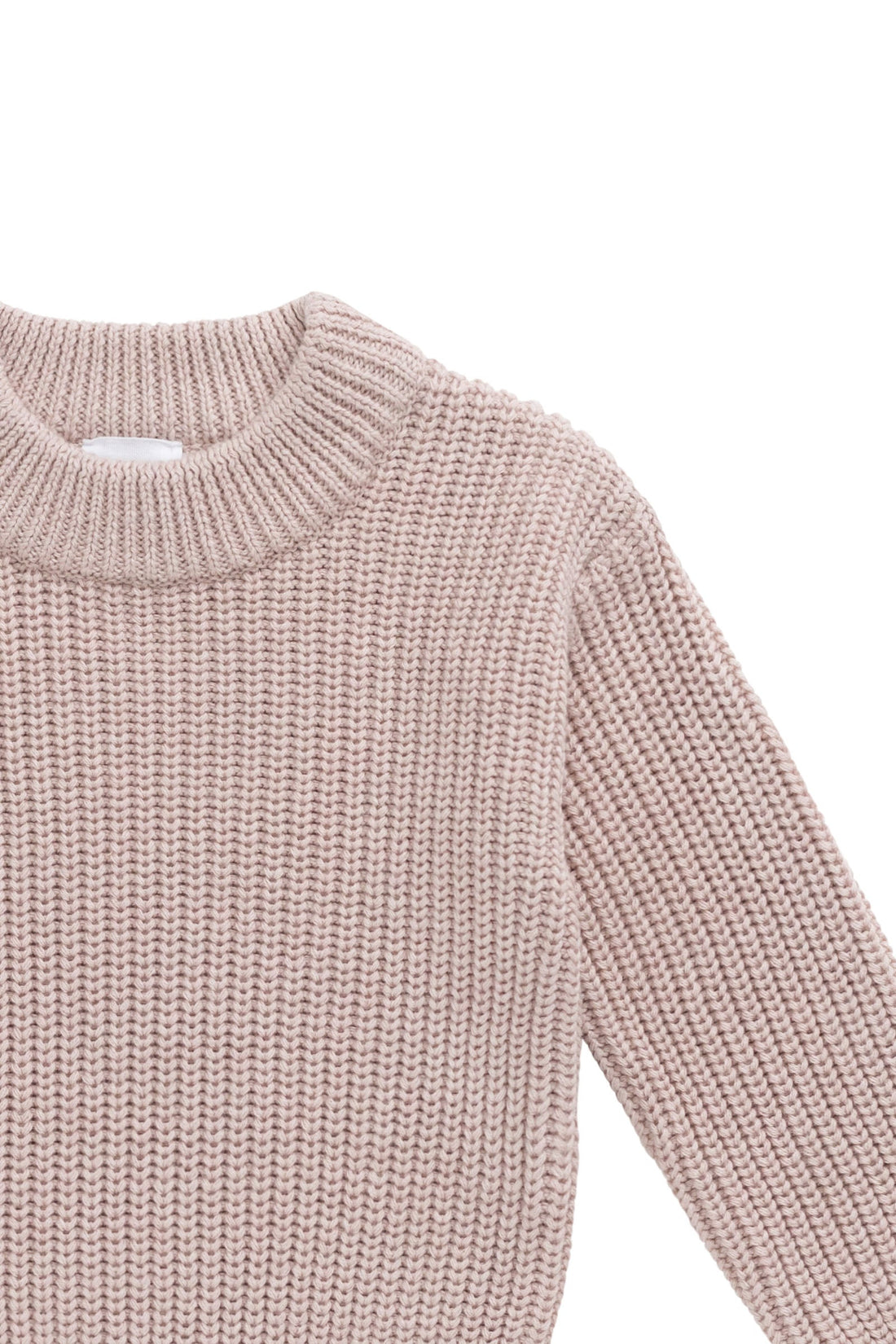 Morgan Jumper - Soft Misty Rose Marle Childrens Jumper from Jamie Kay Australia